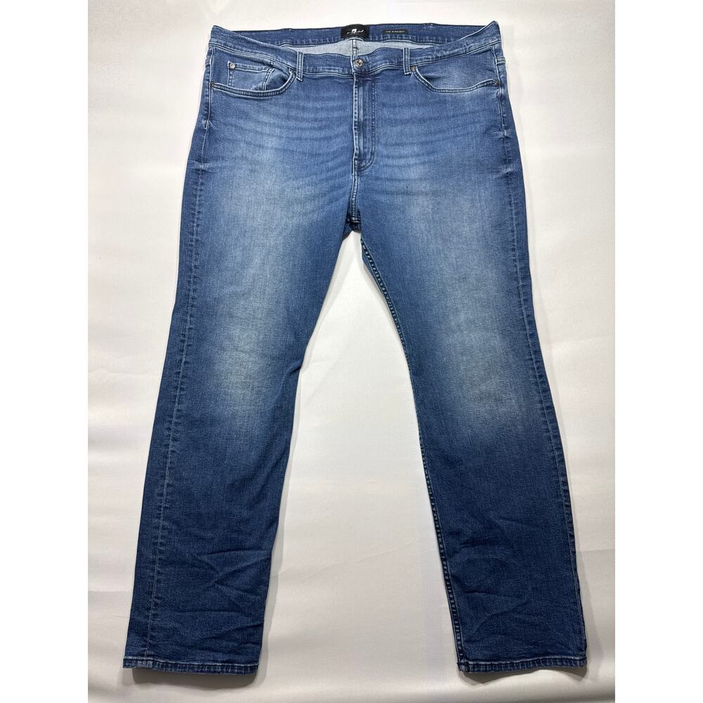 7 For All Mankind‎ Men's The Straight Leg Blue Denim Jeans - Size 46 (44x31)